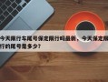 今天限行车尾号保定限行吗最新，今天保定限行的尾号是多少？