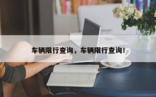 车辆限行查询，车辆限行查询！